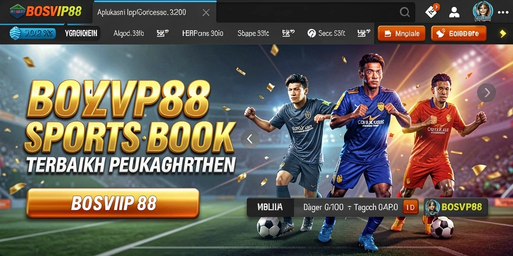 Tampilan menarik dari gameplay Sportsbook di BOSVIP88.