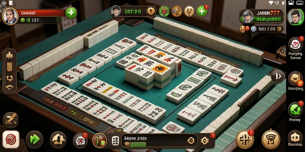 Tangkapan layar utama JAMIN777 menampilkan gameplay Mahjong yang menarik.