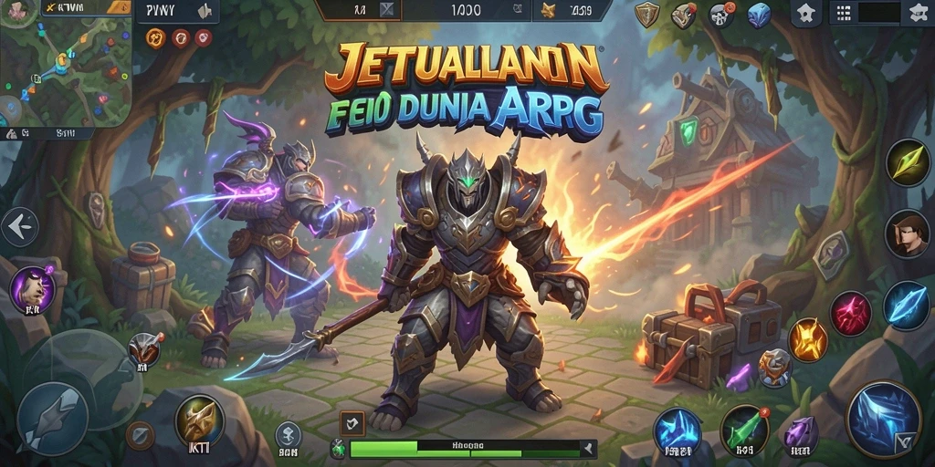 Tampilan gameplay menarik JKTWIN dengan aksi seru dan karakter beragam.