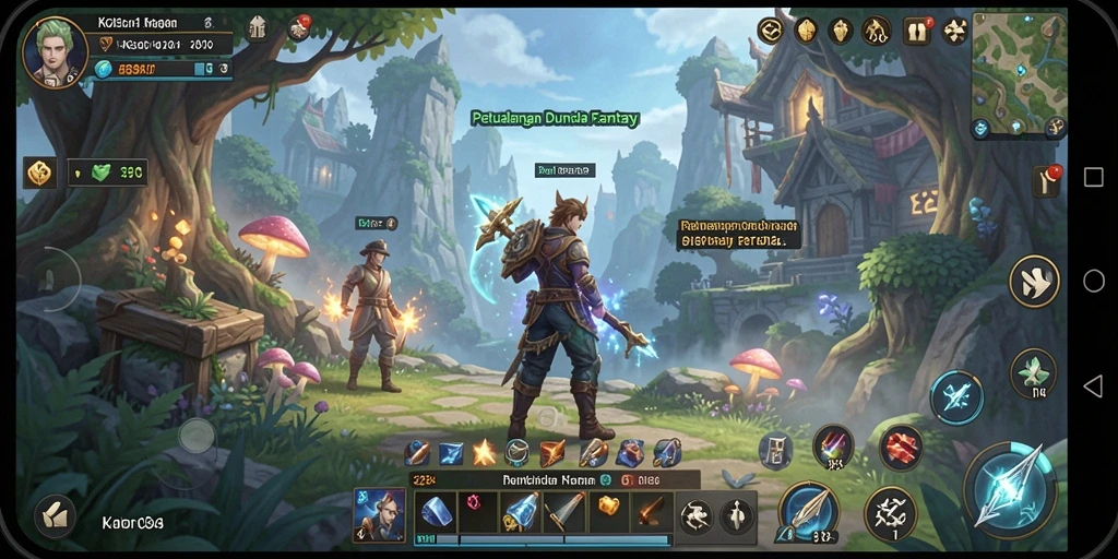 Tampilan gameplay K234 yang memukau dari dunia MMORPG.