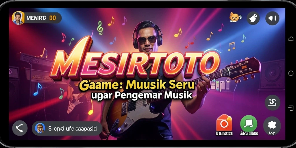 Gameplay seru dengan berbagai pilihan musik.