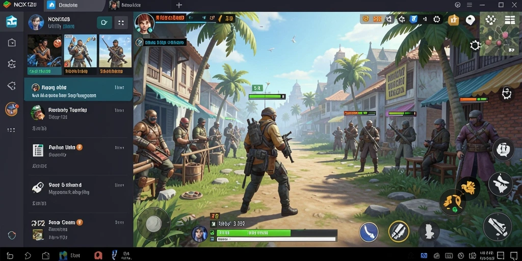 Screenshot utama <strong>NOX123</strong> menunjukkan antarmuka intuitif aplikasi Utility.