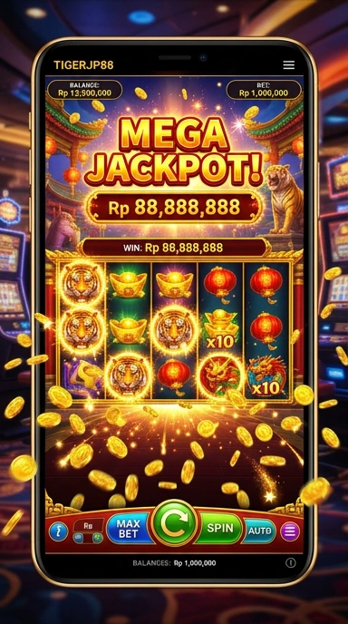 Screenshot proses pengunduhan aplikasi di tigerjp88 yang cepat.